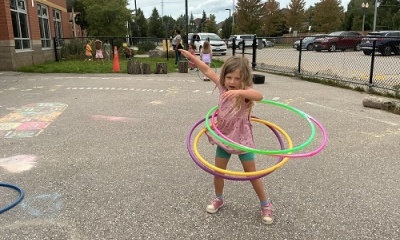 Through Hula Hoops and Tires