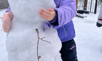 Our First Snowman of 2026