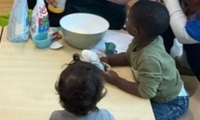 Baking Cookies with a Special Guest