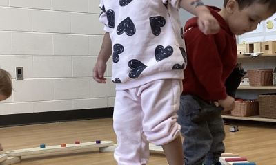 Trying a Textured Balance Beam