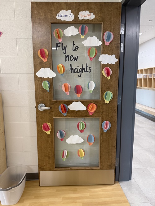 Classroom door