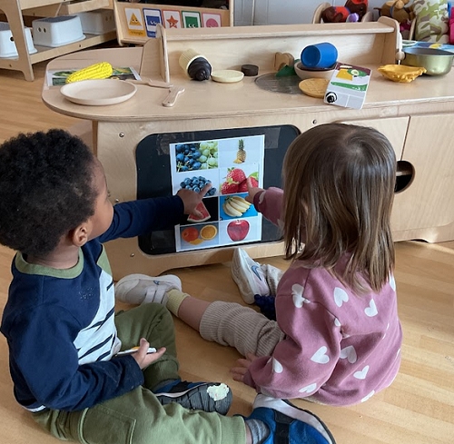 This month, the Toddlers at RisingOaks Early Learning | St. Patrick have shown an interest in cooking, sparking deeper exploration into cooking methods, utensils and foods we see in the kitchen.